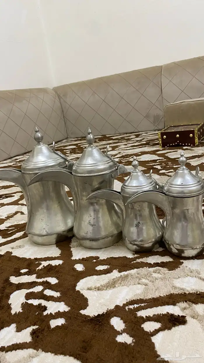 دلال عمل بغدادي نحاس اصفر طرق يدوي 0