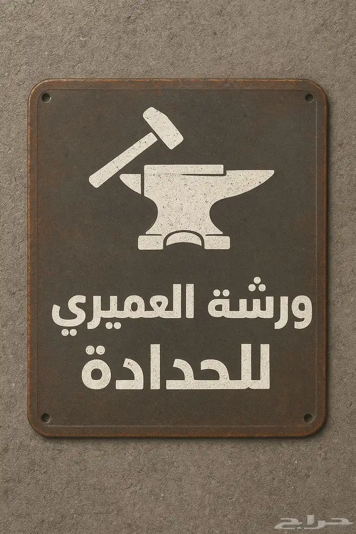 ورشة حدادة لتفصيل الشبوك والمعالف 11