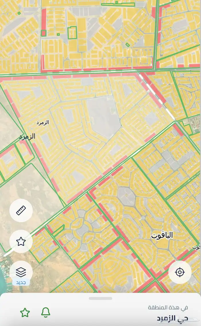 للبيع ارض شارع 30 مخطط الياقوت 0