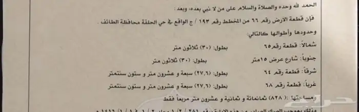 ارض مقام عليها دور الحلقه الشرقيه يفضل البيع كارض 14