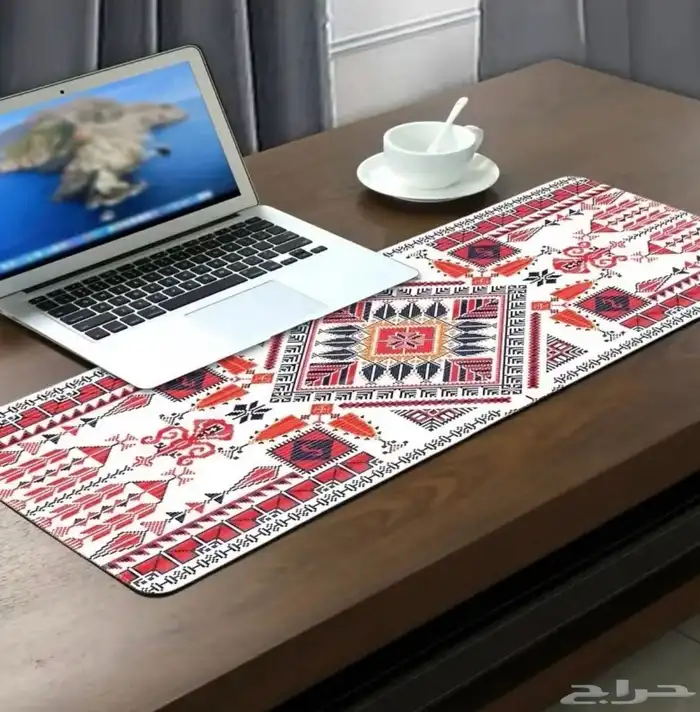 مفرش مكتبي تراثي أنيق   مقاس 80 30 سم 1