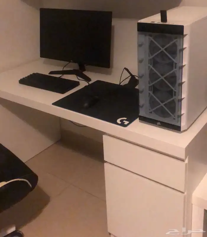 White Set up سيت اب كامل للبيع PC gaming 6