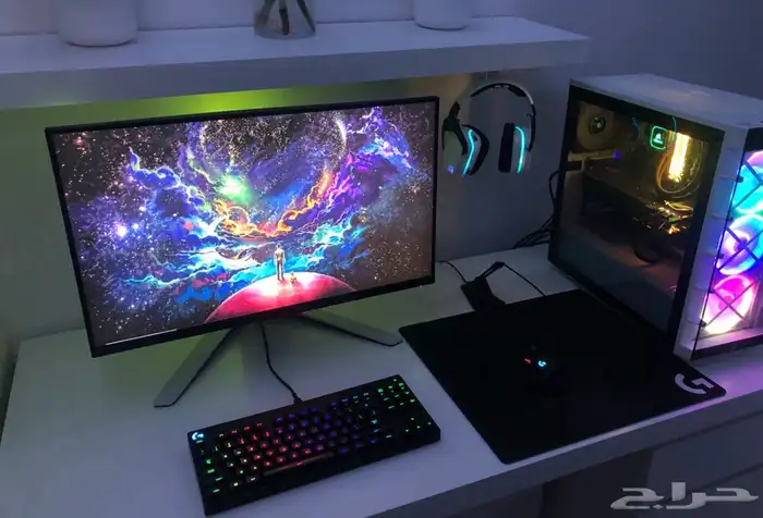 White Set up سيت اب كامل للبيع PC gaming 2