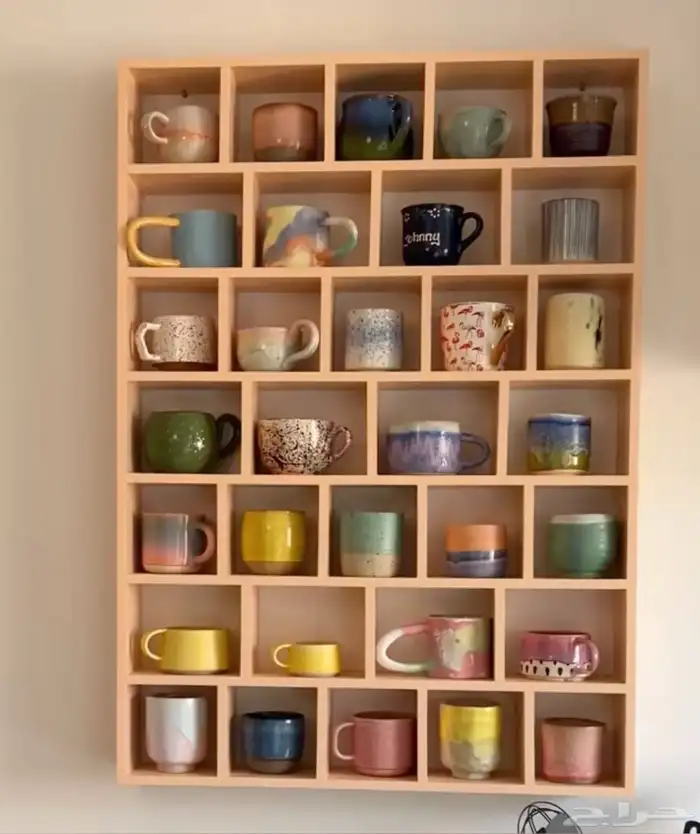 ديكور رفوف للماغات 9