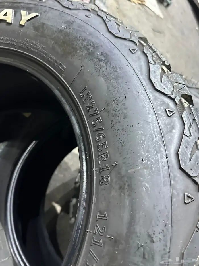كفرات نص حجري ودواي مقاس 275 65 18 3