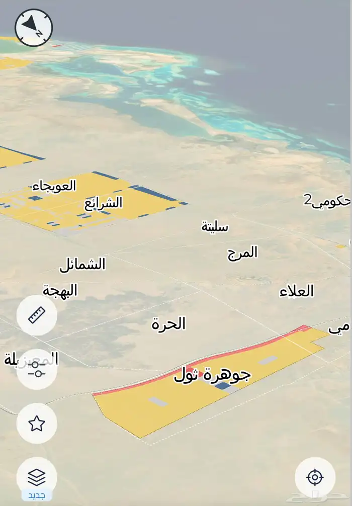 عرض لقطه للبيع ارض في جوهرة ثول 450 م بسعر 140 الف صافي 3