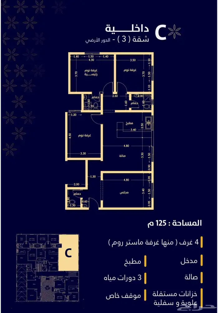 شقق تمليك فاخره بالرياض 3