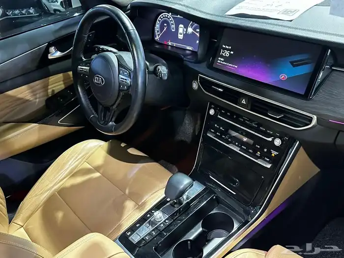 كيا كادينزا ابيض 2021 بنزين بطاقة جمركية وارد كوريا 14