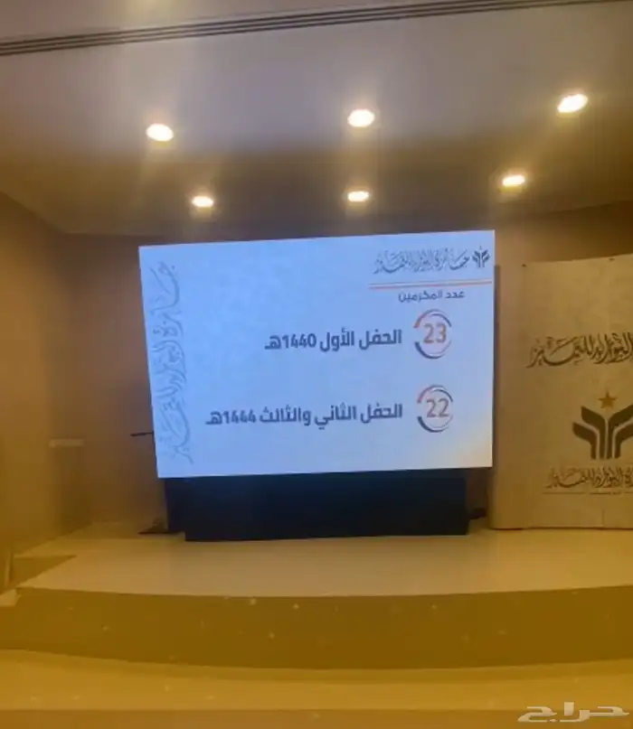 تاجير شاشات واضائات وصوتيات واستيج 43