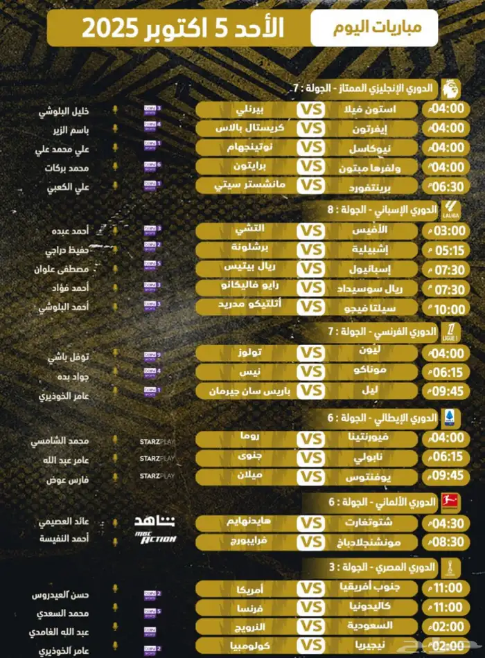 لا تفوت مباريات اليوم وتابعها ب 7 ريال بس 2