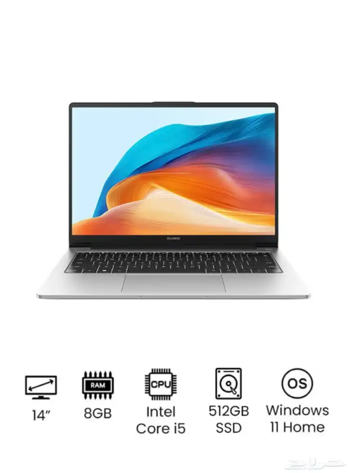 لابتوب هواوي ميت بوك D14 اصدار 2024 0