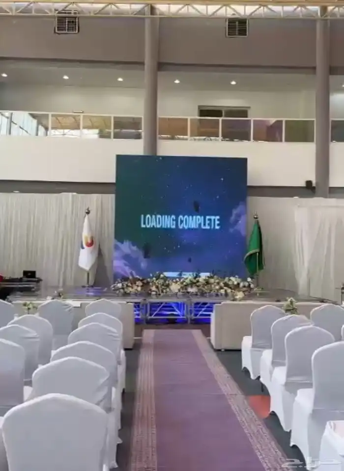 تاجير شاشات واضائات وصوتيات واستيج 47