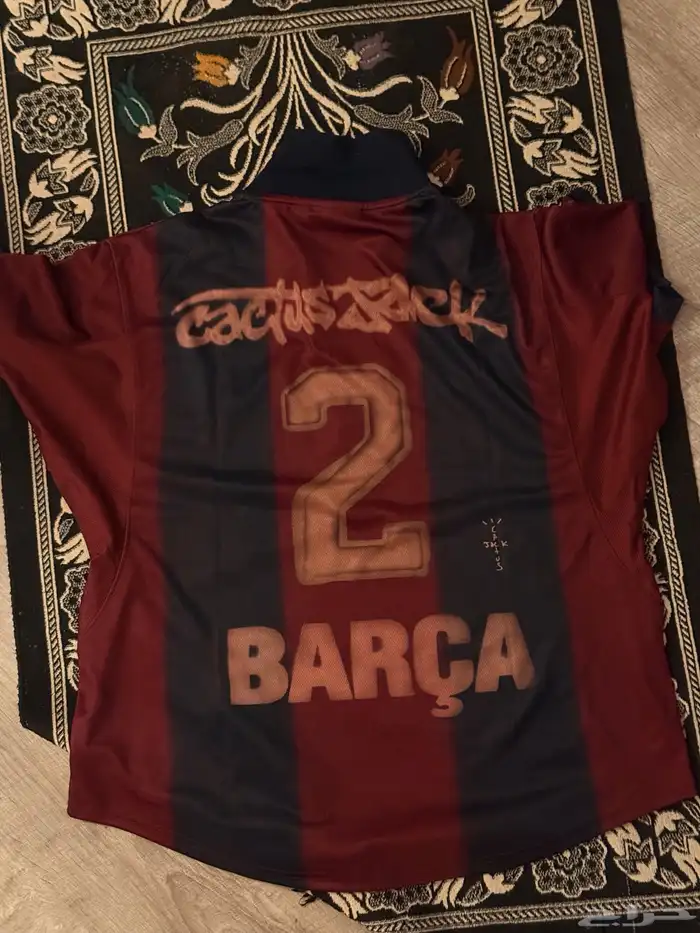 تي شيرت برشلونة ترافيس سكوت اصلي - CJ X NIKE X FC BARCELONA 0