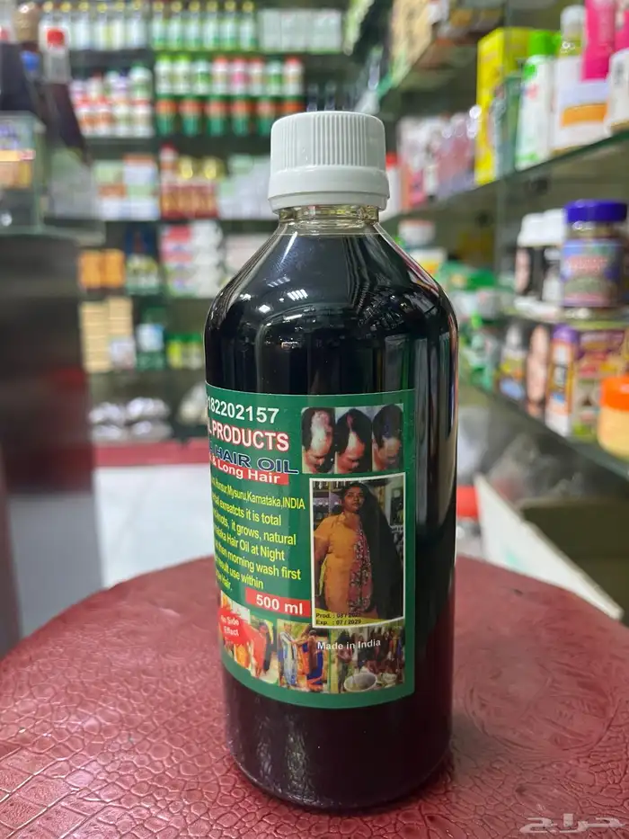 زيت تطويل وتكثيف الشعر وكذالك يعمل على تنعيم الشعر الخشن وا 1