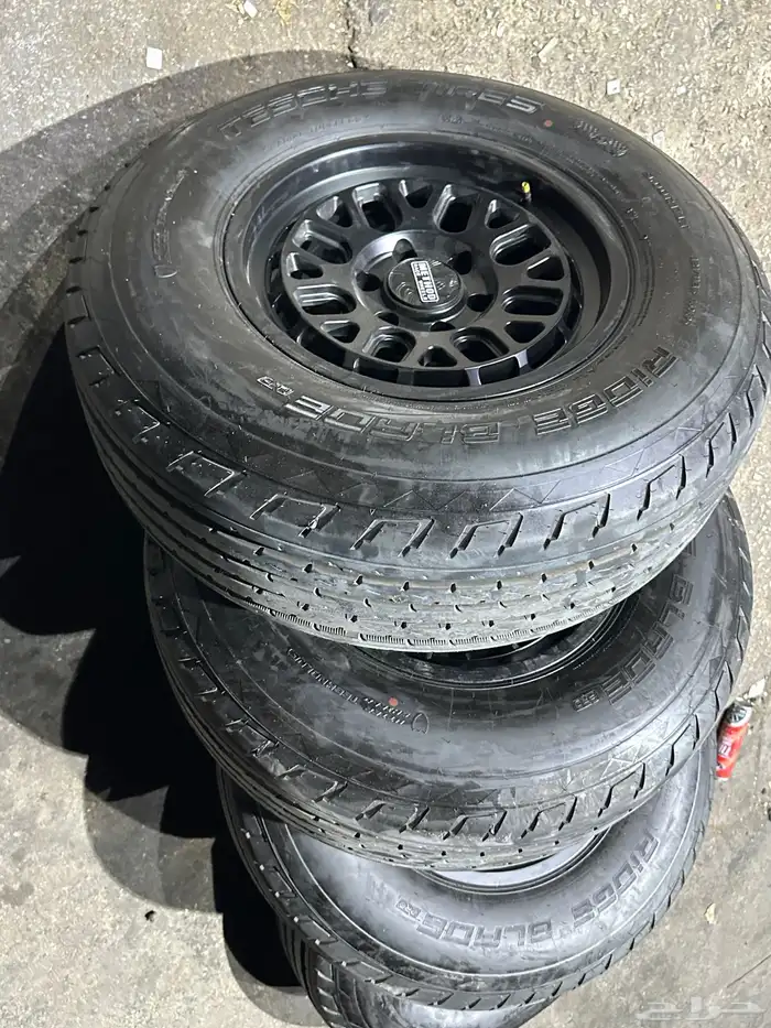 جنوط ميثود 6 مسمار مع كفرات شاهين تيلندي مقاس 17 30