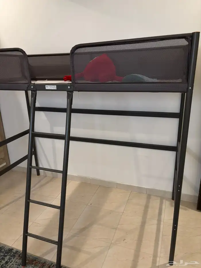 سرير ايكيا بدرج حديد 1