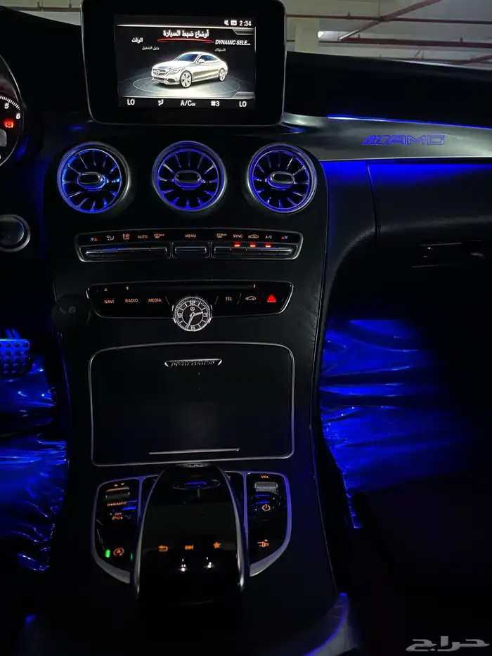 مرسيدس c300 كوبية بحالة الوكااالة 6