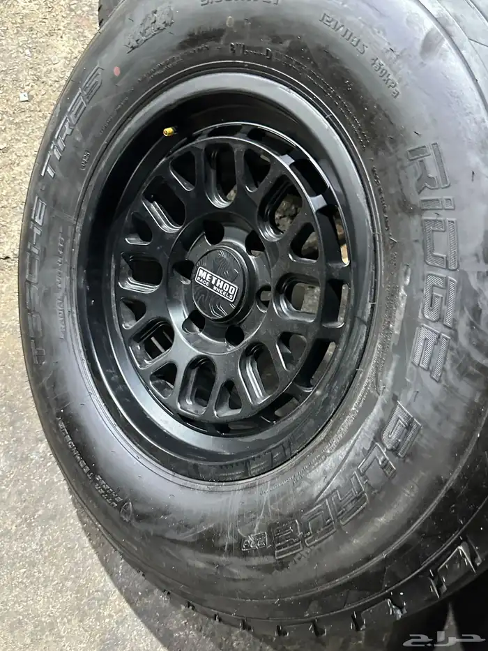 جنوط ميثود 6 مسمار مع كفرات شاهين تيلندي مقاس 17 2