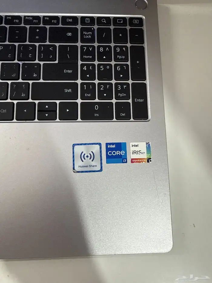لابتوب هواوي معالج إنتل i7 نظيف جدا بكامل اغراضه 1