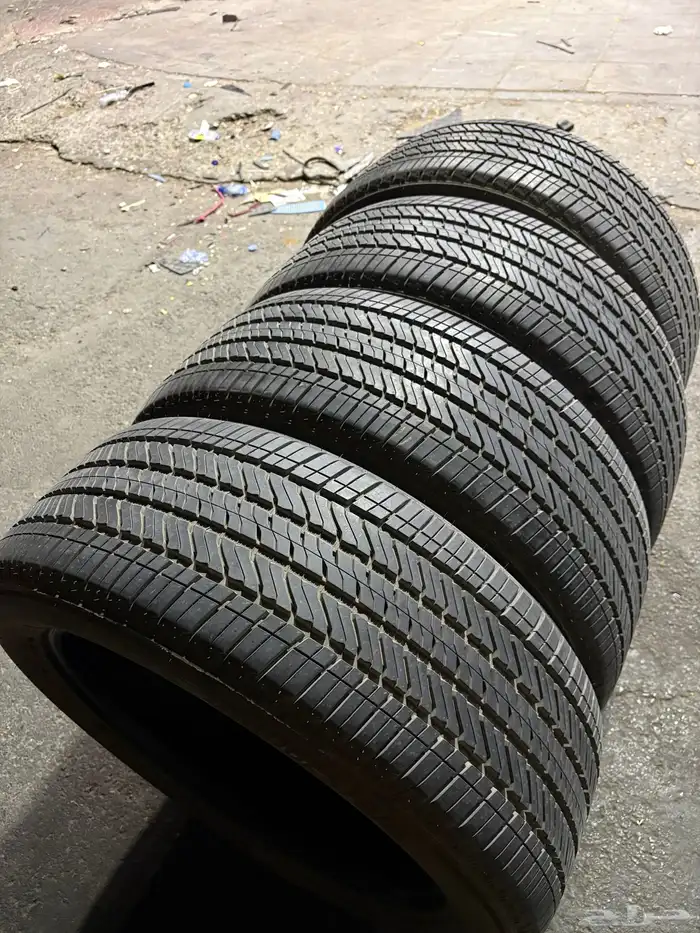 كفرات برجستون وكالة جيب نسمو275 50 22شبه جديد بزرعها 7