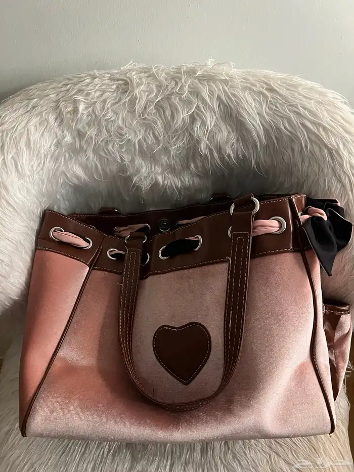 شنطة كتف كبيره بينك 1