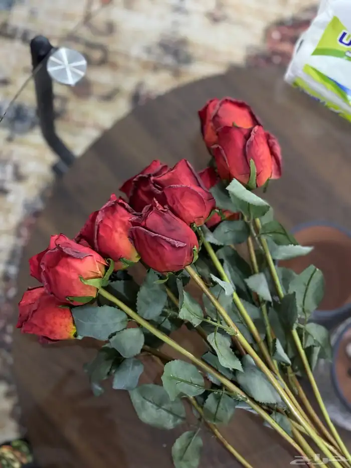 ورد شبة طبيعي بالحبة 1