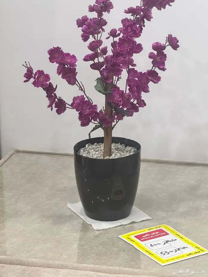 ورد صناعي ساعة حائط للبيع 1