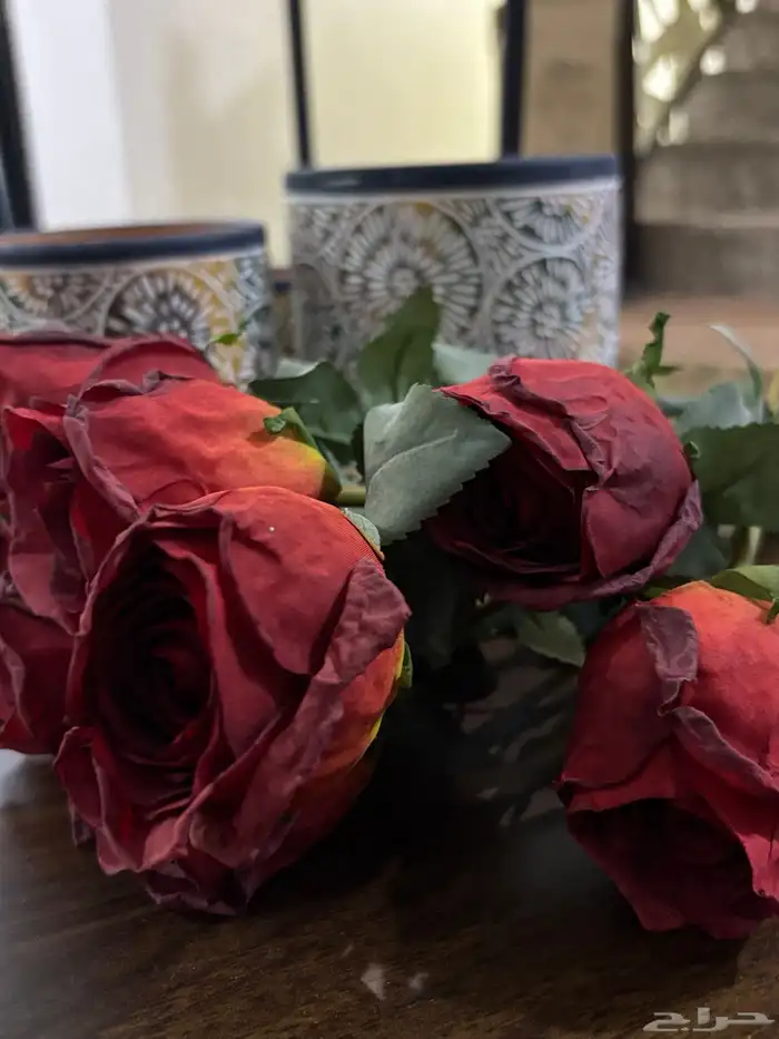 ورد شبة طبيعي بالحبة 5