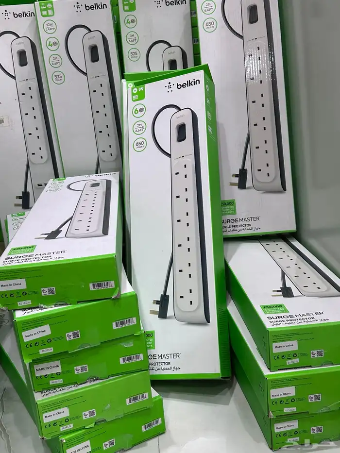 للبيع توصيلة كهرباء من Belkin الأصلية 4
