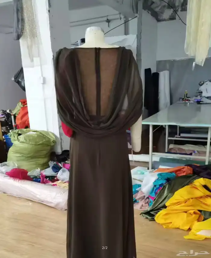 فستان بني 1