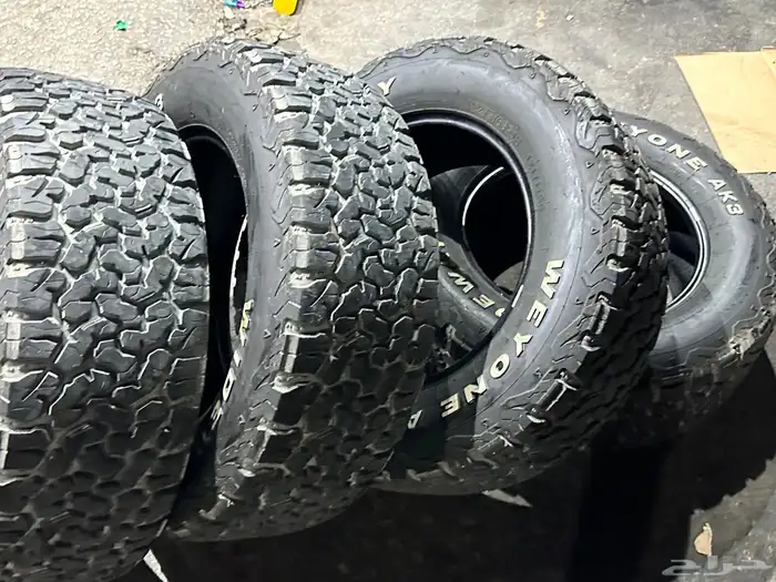 كفرات نص حجري ودواي مقاس 275 65 18 16
