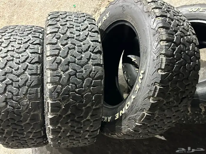 كفرات نص حجري ودواي مقاس 275 65 18 15