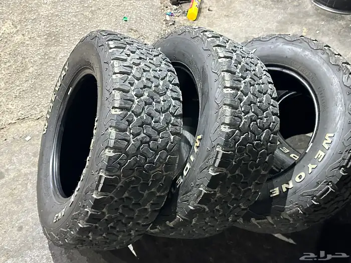 كفرات نص حجري ودواي مقاس 275 65 18 21