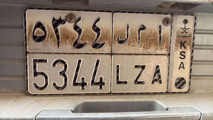 لوحة سيارة امل 0
