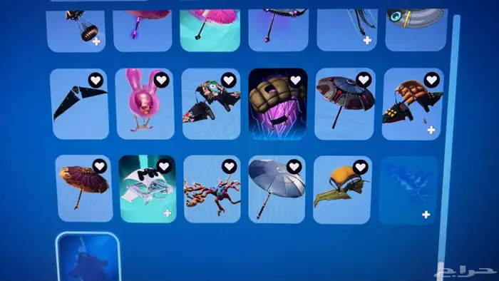 حساب فورت نايت مميز  بنت الطيارة  سكلتون سايرن  رقصات حصرية 18