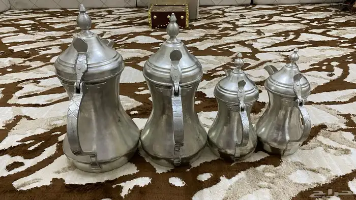 دلال عمل بغدادي نحاس اصفر طرق يدوي 4