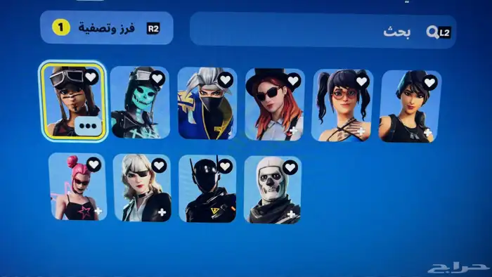 حساب فورت نايت مميز  بنت الطيارة  سكلتون سايرن  رقصات حصرية 4