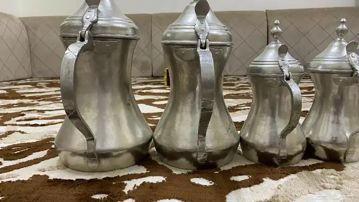 دلال عمل بغدادي نحاس اصفر طرق يدوي 5