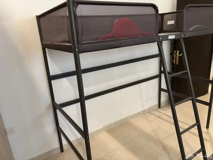سرير ايكيا بدرج حديد 2