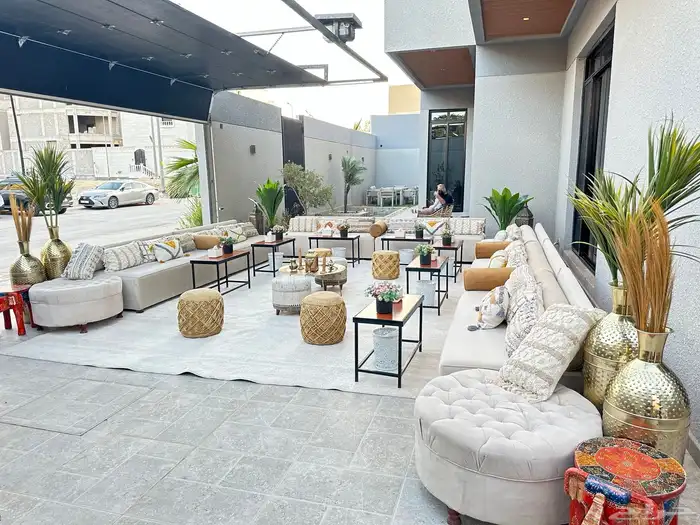 الحفلات المناسبات جلسات خارجية  اجار يومي 0