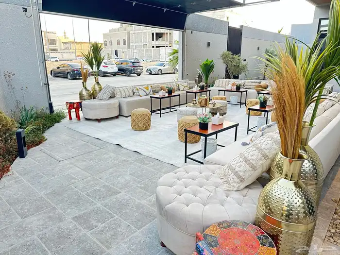 الحفلات المناسبات جلسات خارجية  اجار يومي 2