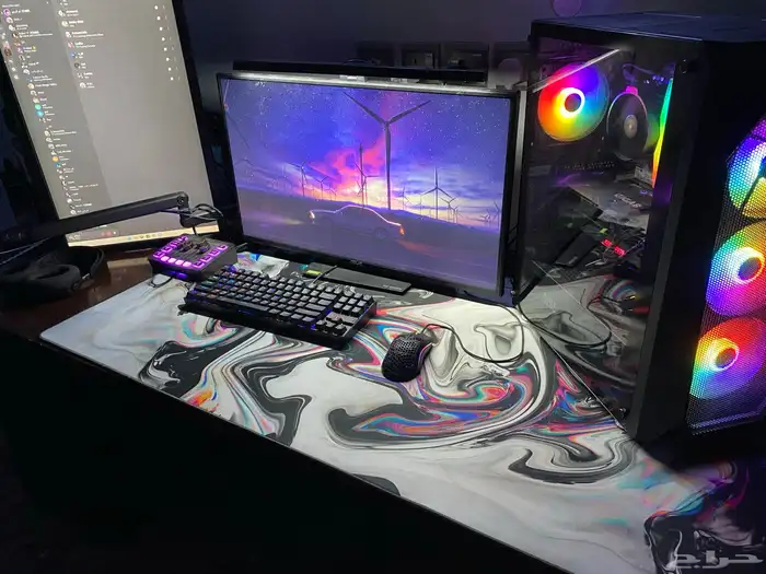 بيسي pc بي سي قيمنق RTX 3070 مع شاشة 190Hz 1