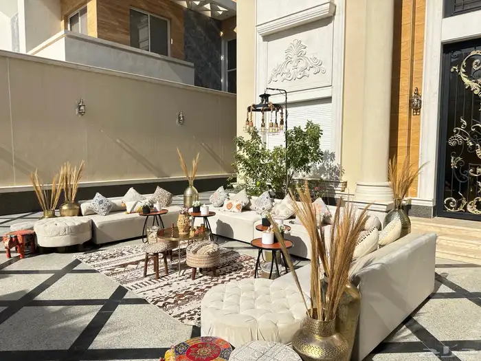 الحفلات المناسبات جلسات خارجية  اجار يومي 4