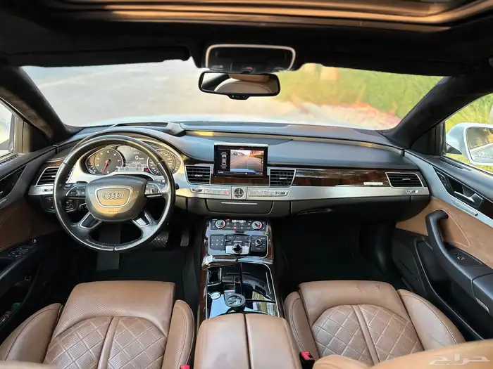 اودي V8 2015 A8 توين تيربو نظيف جدا 21
