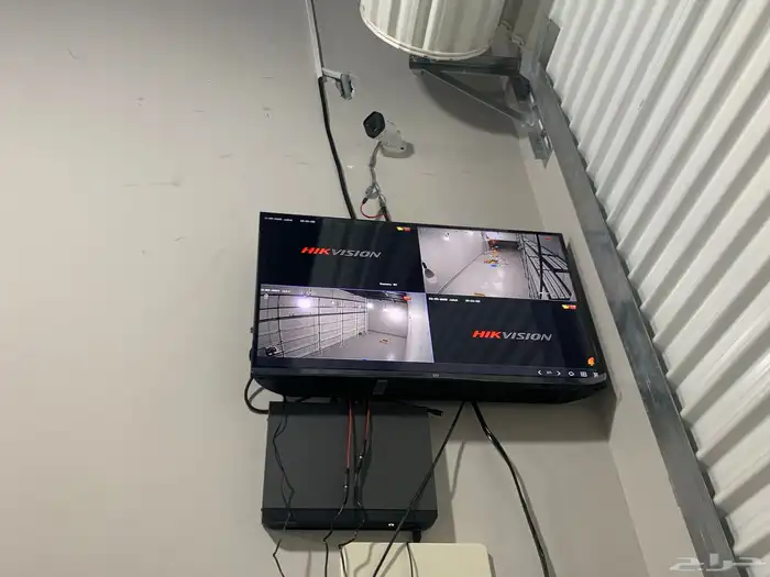 تركيب وربط كيمرات مراقبه 5