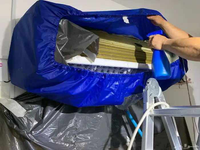 غسيل مكيفات اسبلت - دولابي - مخفي - بكج وصيانتها 18