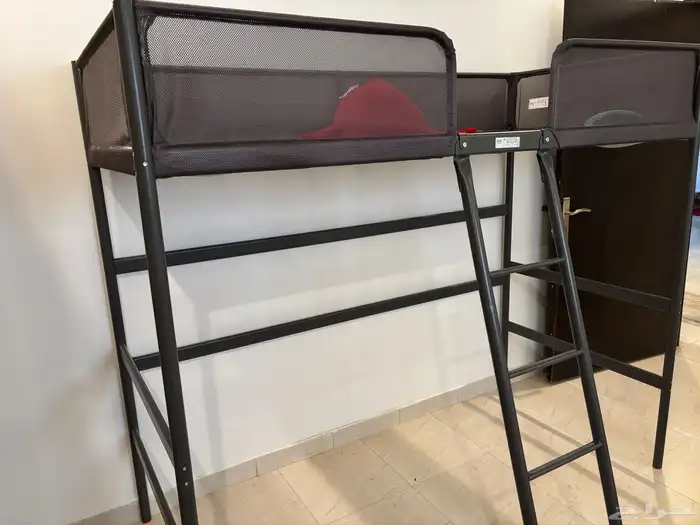 سرير ايكيا بدرج حديد 3