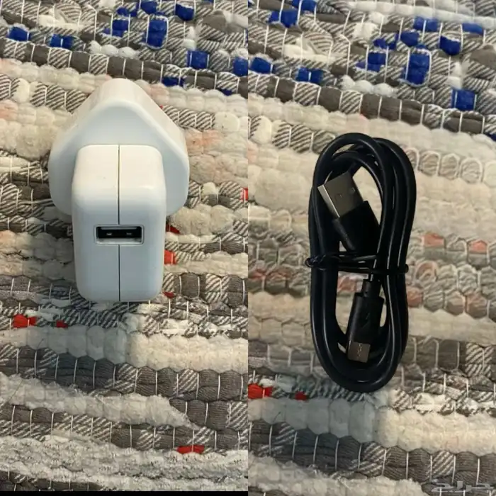 راس شاحن اصلي من ابل مع سلك شاحن تايب سي 0