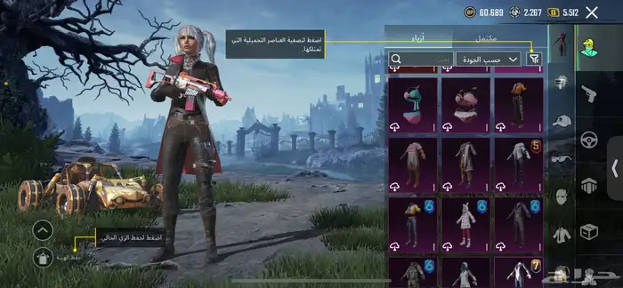 حساب ببجي للبيع 8