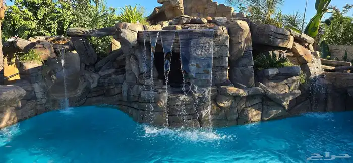 اعمال نحت اسمنتي صخريه شلالات اندنيسي 7